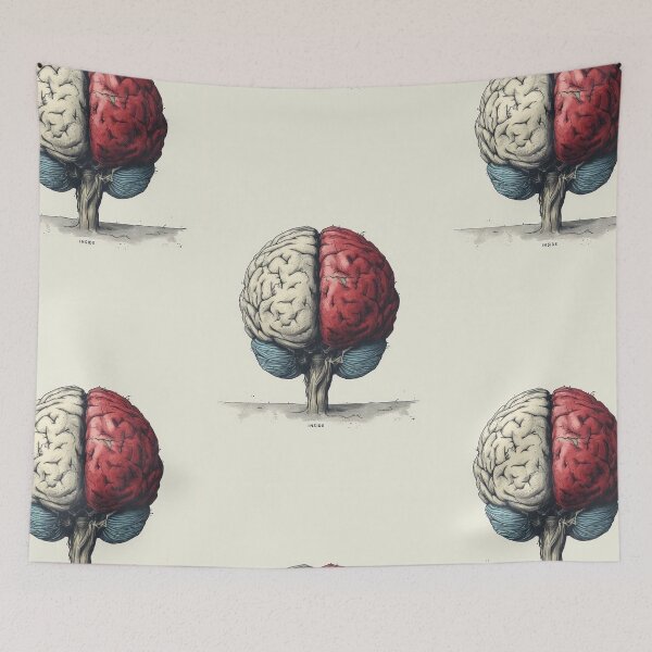 Item preview, Colorful Human Brain, Illustrations Showing Its Complexity designed and sold by Piotrek0001.
