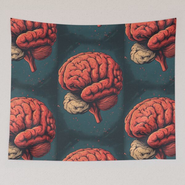 Item preview, Colorful Human Brain, Illustrations Showing Its Complexity designed and sold by Piotrek0001.