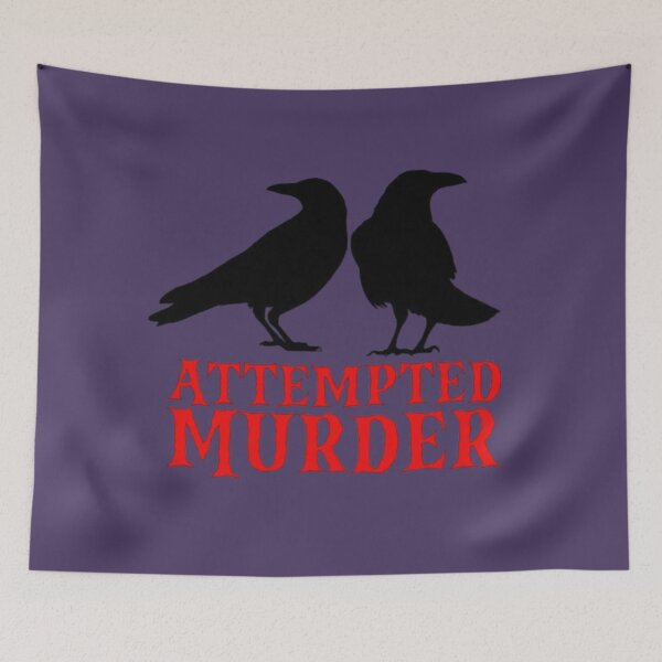 Item preview, Attempted Murder Crows designed and sold by EpcotDuck.