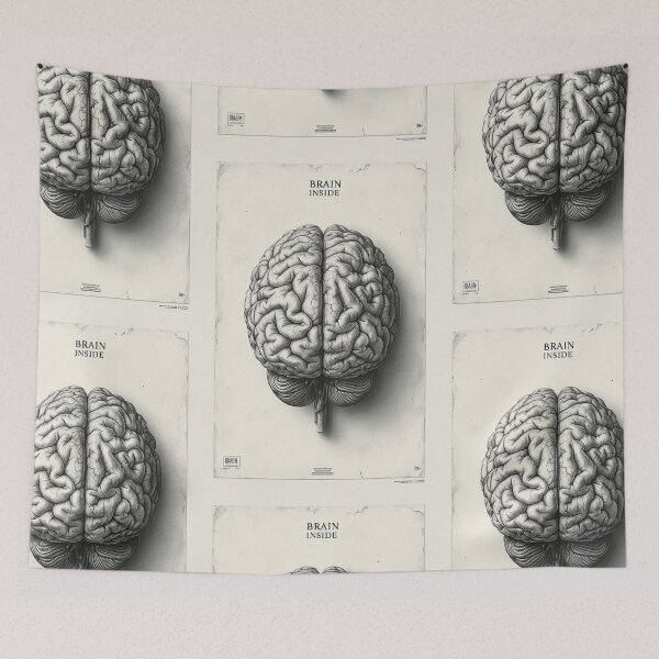 Item preview, Colorful Human Brain, Illustrations Showing Its Complexity designed and sold by Piotrek0001.