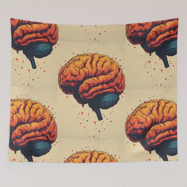 Item preview, Colorful Human Brain, Illustrations Showing Its Complexity designed and sold by Piotrek0001.