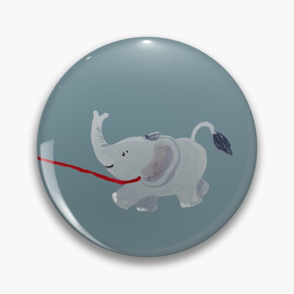 Item preview, Little Boy Walking Elephant Toy – Whimsical Hand-Painted Watercolor by Jemma Jamie designed and sold by Jemma Jamie Skidmore.