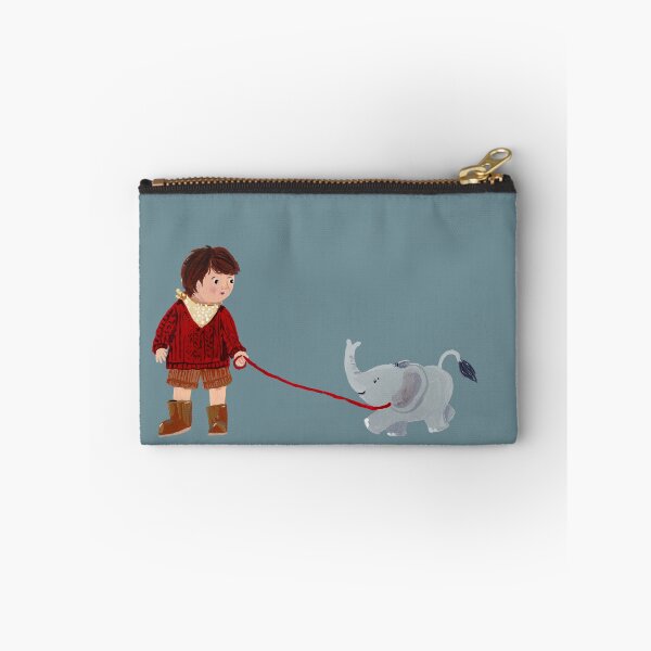 Item preview, Little Boy Walking Elephant Toy – Whimsical Hand-Painted Watercolor by Jemma Jamie designed and sold by Jemma Jamie Skidmore.