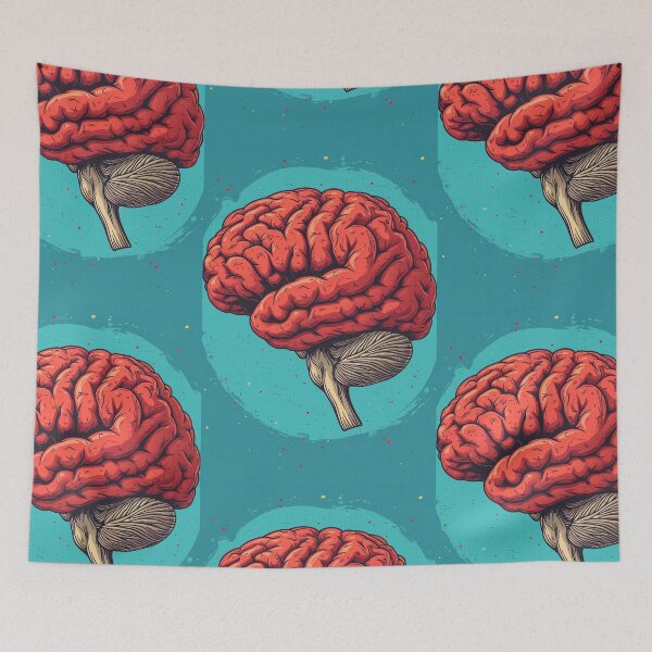 Item preview, Colorful Human Brain, Illustrations Showing Its Complexity designed and sold by Piotrek0001.