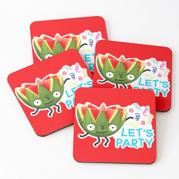 Item preview, Mr Melon Head says Let's Party! designed and sold by claireseyeview.