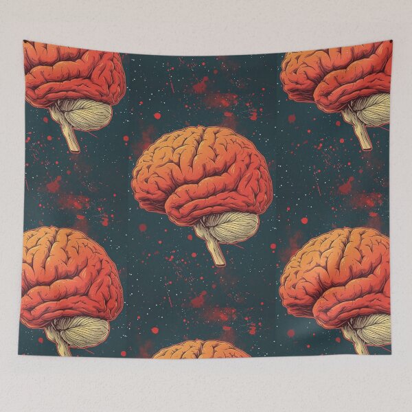 Item preview, Colorful Human Brain, Illustrations Showing Its Complexity designed and sold by Piotrek0001.