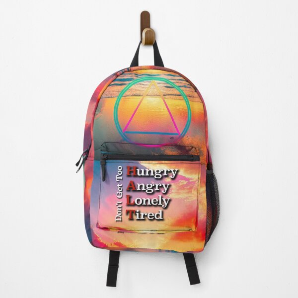 Item preview, HALT AA Slogan Beach at Sunrise designed and sold by ApexDesigners.