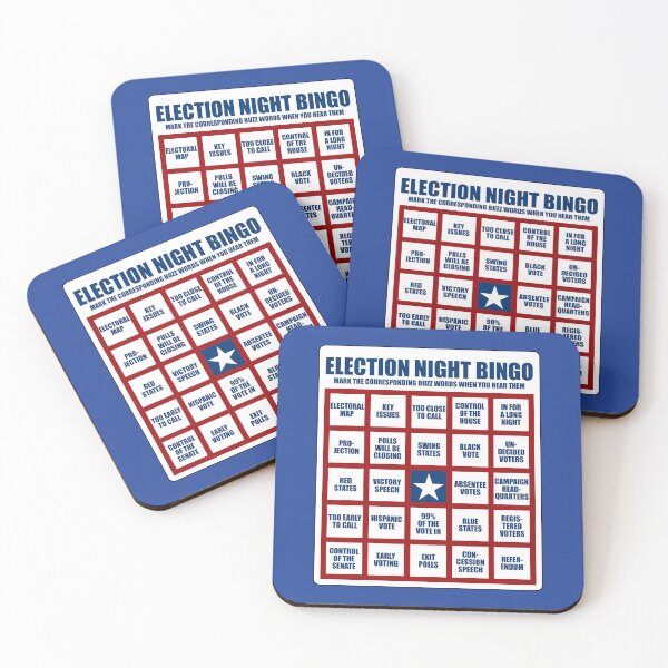 Item preview, Election Night Bingo designed and sold by GloopTrekker.