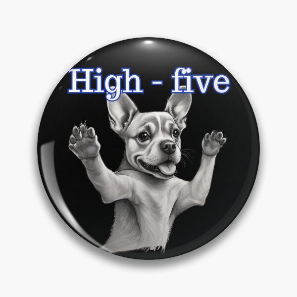 Item preview, High - five Dog Animals Nature designed and sold by Design_Your_Day.