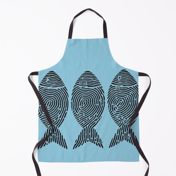 Item preview, Three Fish with Fingerprints designed and sold by Blink Art Studio.