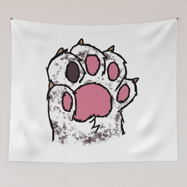 Item preview, White furry paw designed and sold by illehcim-furry.