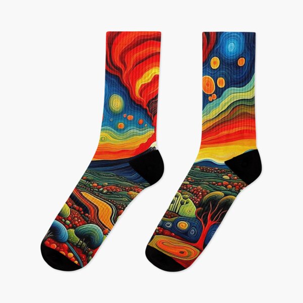 Item preview, Erupting volcano at night 9 designed and sold by George Hutton Hunter.