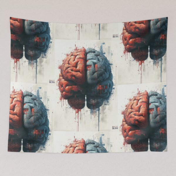 Item preview, Colorful Human Brain, Illustrations Showing Its Complexity designed and sold by Piotrek0001.