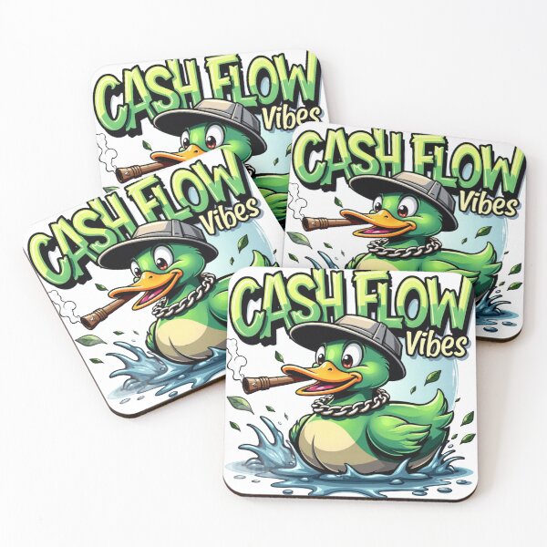 Item preview, Cash Flow Vibes Design Ride the Wave of Wealth designed and sold by UniqueDuoDesign.