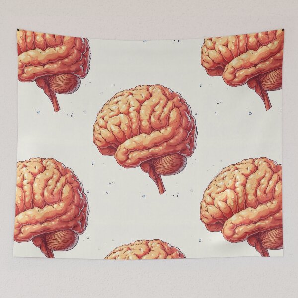 Item preview, Colorful Human Brain, Illustrations Showing Its Complexity designed and sold by Piotrek0001.