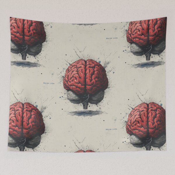 Item preview, Colorful Human Brain, Illustrations Showing Its Complexity designed and sold by Piotrek0001.