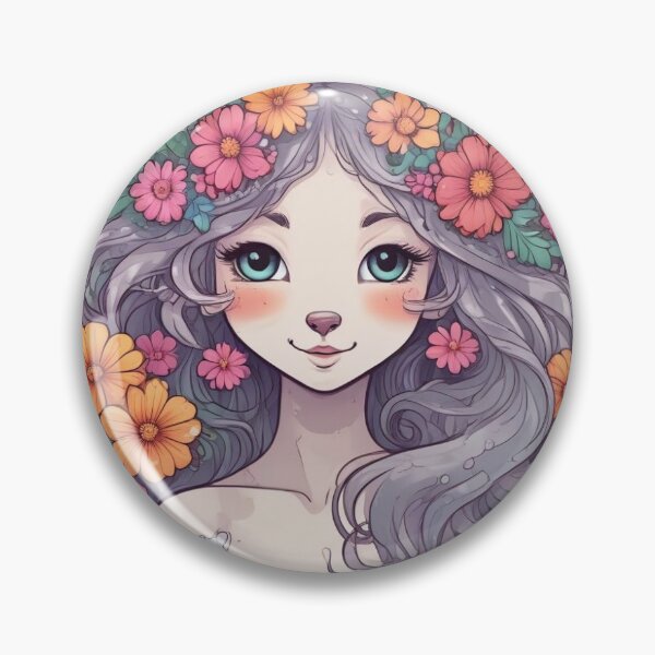 Item preview, "Blooming Spirit: The Adorable Wolf Girl" designed and sold by Fantasy7x.