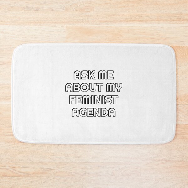 Item preview, Ask me about my feminist agenda designed and sold by Inspirationmotivation.