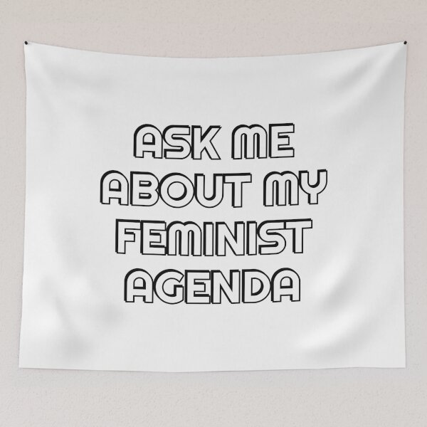 Item preview, Ask me about my feminist agenda designed and sold by Inspirationmotivation.