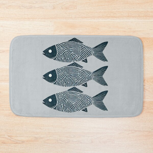 Item preview, Three Fish with Fingerprints designed and sold by Blink Art Studio.