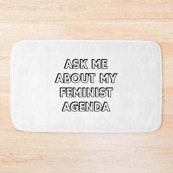 Item preview, Ask me about my feminist agenda designed and sold by Inspirationmotivation.