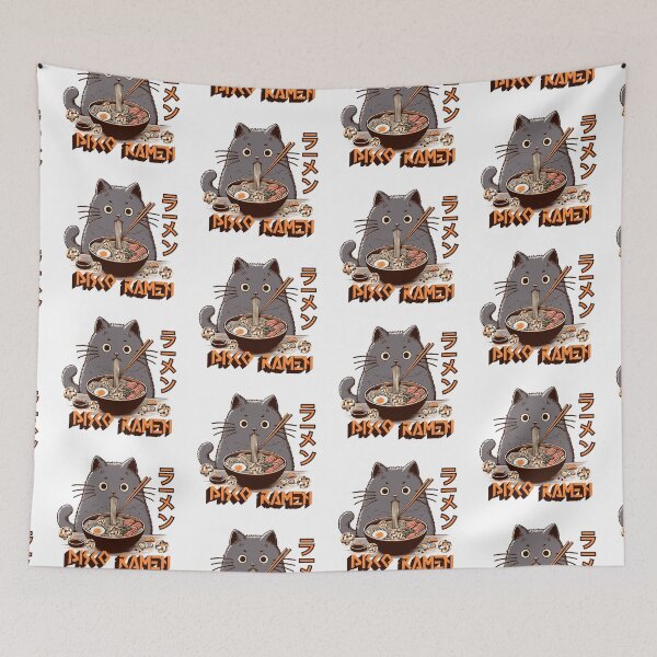 Item preview, DISCO  - Ramen Cat (orange)  designed and sold by Discothreadz.
