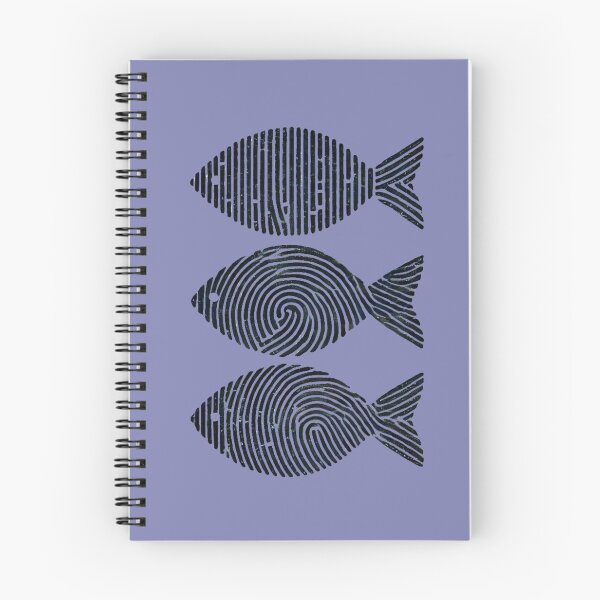 Item preview, Three Fish with Fingerprints designed and sold by Blink Art Studio.