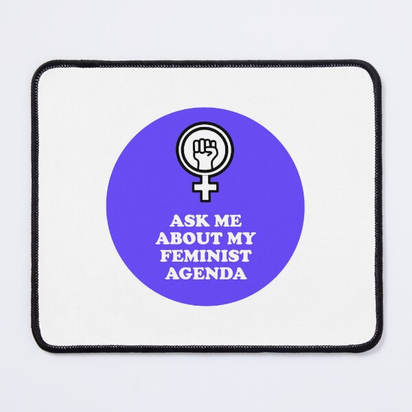 Item preview, Ask me about my feminist agenda designed and sold by Inspirationmotivation.