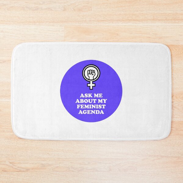 Item preview, Ask me about my feminist agenda designed and sold by Inspirationmotivation.