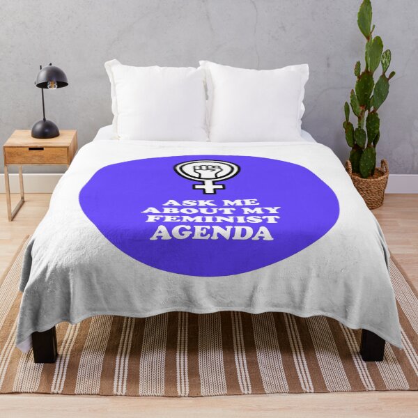 Item preview, Ask me about my feminist agenda designed and sold by Inspirationmotivation.