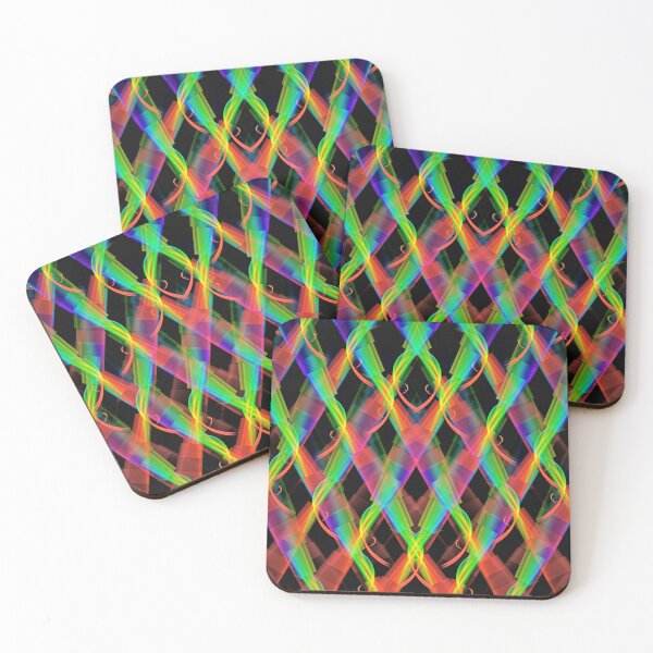 Item preview, Patrón fractal arcoíris n.° 4 designed and sold by Discordant Dreams Art.