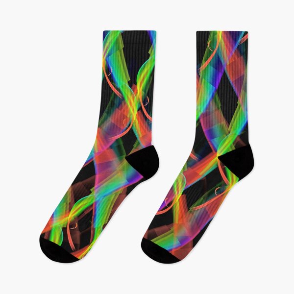 Item preview, Patrón fractal arcoíris n.° 4 designed and sold by Discordant Dreams Art.