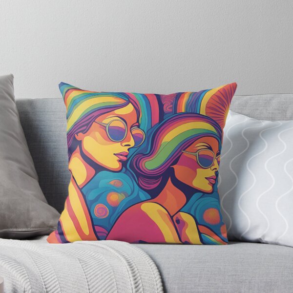 Artikelvorschau, California Gurls, Psychedelic Sisters Tarot-Karte entworfen und verkauft von 4Gabrielle.