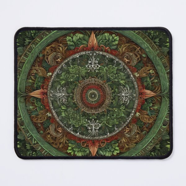 Item preview, Wild and Green Nature Mandala designed and sold by MandalasShops.