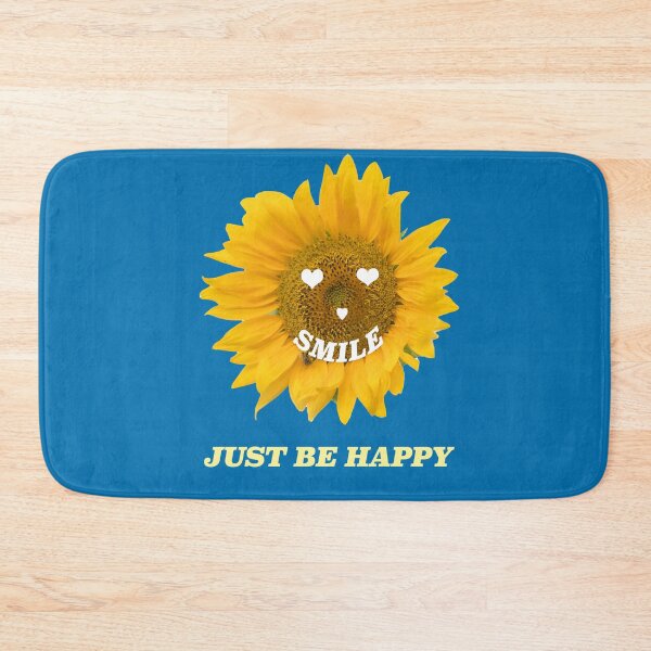 Item preview, Just be happy, sunflower, smile designed and sold by Katja LebenFreude.