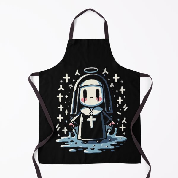 Item preview, Smiling Nun with Halo designed and sold by Emegan Print Art.