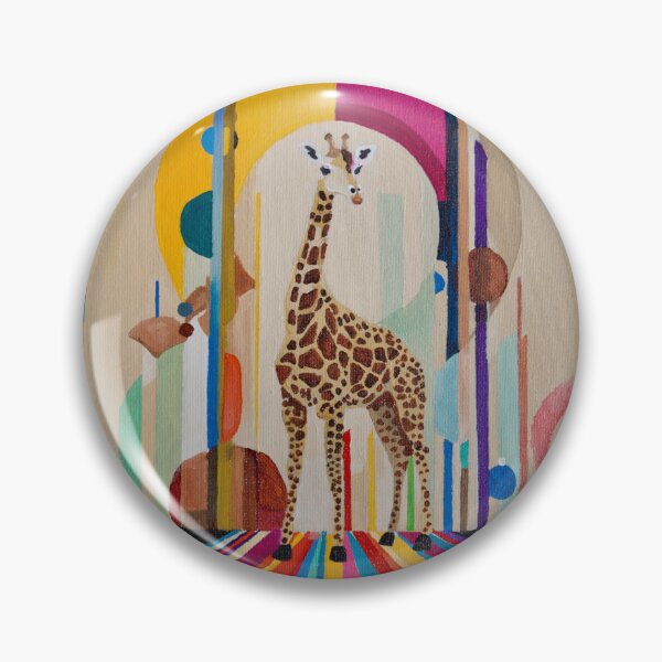Item preview, Colorful Geometric Giraffe designed and sold by Darcydoesart.