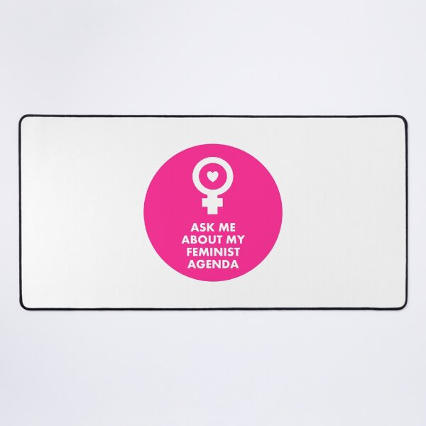 Item preview, Ask me about my feminist agenda designed and sold by Inspirationmotivation.