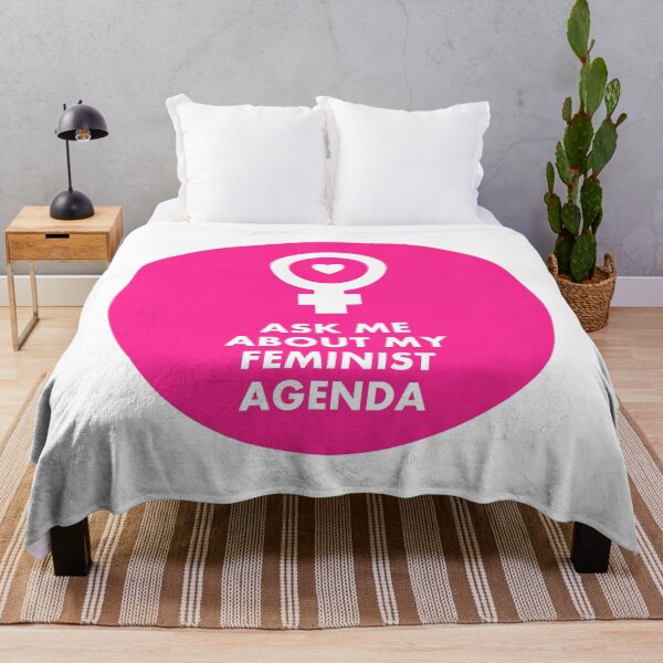Item preview, Ask me about my feminist agenda designed and sold by Inspirationmotivation.