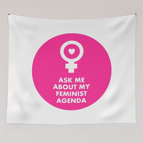 Item preview, Ask me about my feminist agenda designed and sold by Inspirationmotivation.