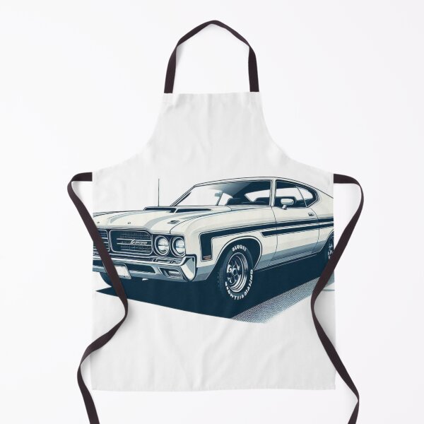 Aperçu de l'œuvre Ford Torino des années 1970 créée et vendue par VintageCarsShop.