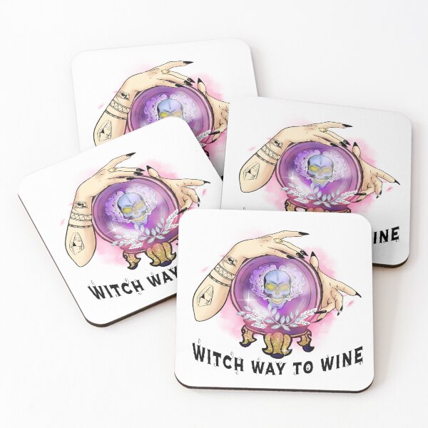 Item preview, Girls night out - Witch Way to the wine designed and sold by myartisanco.