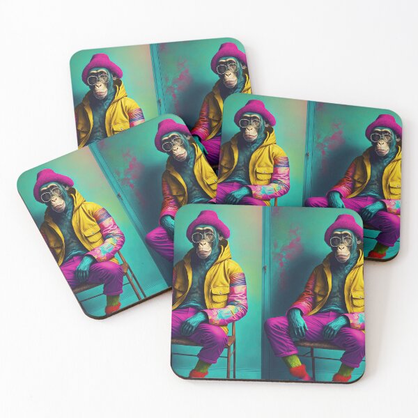 Item preview, COOL PURPLE MONKEYS designed and sold by Arthoughts.