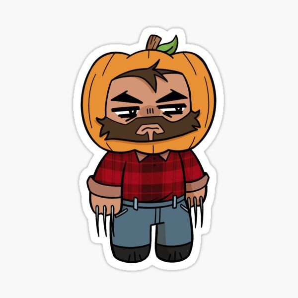 Item preview, poolverine pumpkin head designed and sold by vicartless.