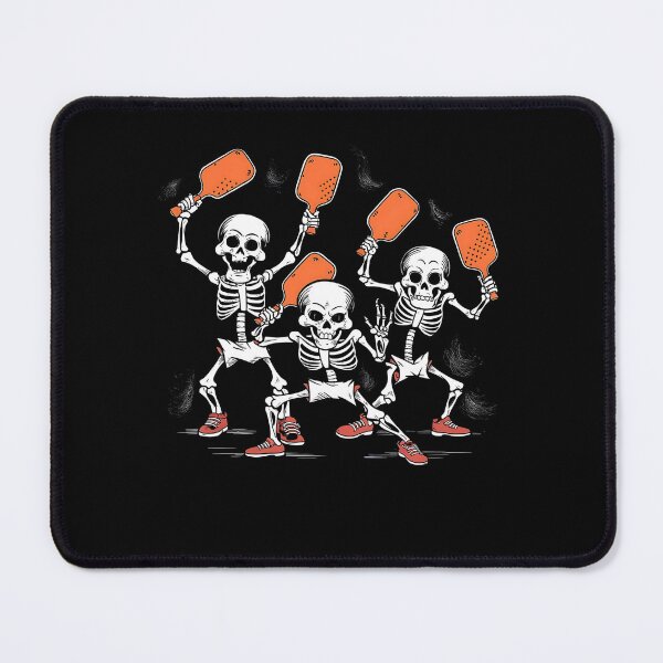 Item preview, Skeletons Playing Pickleball Players Paddles - Xmas Halloween designed and sold by Smix Pixels.