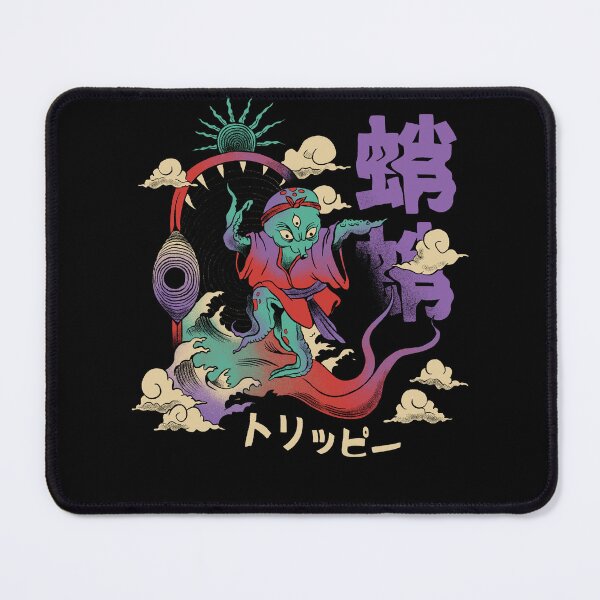 Item preview, Octopus in japanese psychedelic Alien Warrior designed and sold by DrawHandArt.