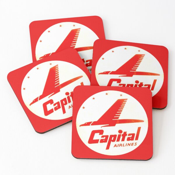 Artikelvorschau, Capital Airlines nicht mehr existierende Fluggesellschaften aus einem echten Zeichen entworfen und verkauft von PIXEL POP DESIGNS - Beyond the Norm!.