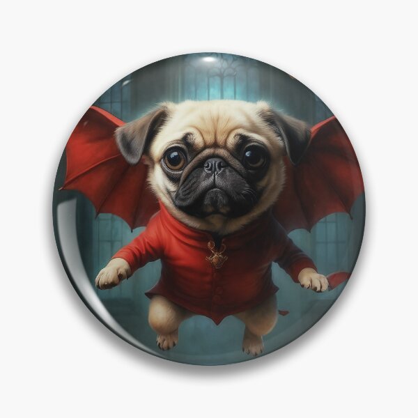 Item preview, Dracula Pug designed and sold by AliceWhiteDF.