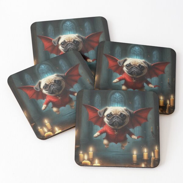 Item preview, Dracula Pug designed and sold by AliceWhiteDF.