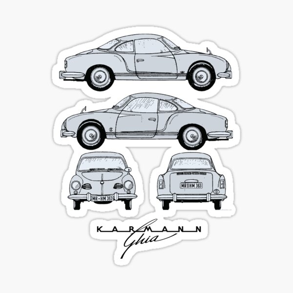 VW Karmann-Ghia - Pôster / Quadro decorativo com propaganda ou matéria